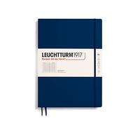 LEUCHTTURM1917 342926 Taccuini Master Slim A4+, Copertina rigida, 123 pagine numerate, Blue Mare, Righe