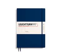 LEUCHTTURM1917 342928 Taccuini Master Slim A4+, Copertina rigida, 123 pagine numerate, Blue Mare, Bianco