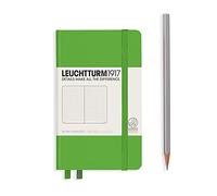 LEUCHTTURM1917 357486 - Taccuino tascabile formato A6, copertina rigida, a pois, colore: Verde