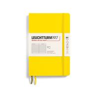 LEUCHTTURM1917 358302 Taccuino Paperback (B6+), Copertina morbida, 123 pagine numerate, a righe, limone