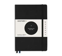 LEUCHTTURM1917 359617 Taccuini Medium A5, Copertina rigida, 251 pagine numerate, Nero, Puntini, Bauhaus Edition