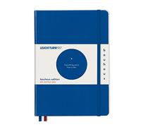 LEUCHTTURM1917 359618 Taccuini Medium A5, Copertina rigida, 251 pagine numerate, Blu Savoia, Puntini, Bauhaus Edition