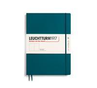 LEUCHTTURM1917 359791 - Taccuino Master Slim (A4+), copertina rigida, 123 pagine numerate, colore: verde pacifico