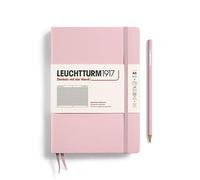 LEUCHTTURM1917 361575 Taccuini Medium A5, Copertina rigida, 251 pagine numerate, Powder, Quadretti