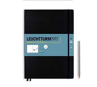 LEUCHTTURM1917 362354 Quaderni da disegno Master A4+, Copertina rigida, 112 Seiten 150 g/m², Nero