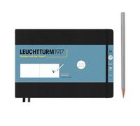 LEUCHTTURM1917 362366 Quaderni da disegno Landscape A5, Copertina rigida, 112 Seiten 150 g/m², Nero