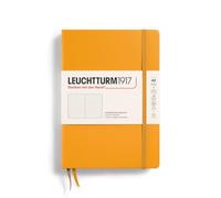 LEUCHTTURM1917 363387 - Taccuino medio (A5), copertina rigida, 251 pagine numerate, Rising Sun, a pois