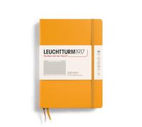LEUCHTTURM1917 363389 Taccuini Medium A5, Copertina rigida, 251 pagine numerate, Rising Sun, Quadretti