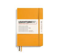 LEUCHTTURM1917 363404 Taccuini Medium A5, Copertina morbida, 123 pagine numerate, Rising Sun, Righe