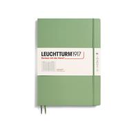 LEUCHTTURM1917 - Master Slim A4+ - Quaderno a righe con copertina rigida (salage) - 123 pagine numerate