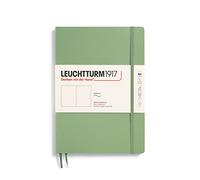 LEUCHTTURM1917 363929 Taccuini Composition B5, Copertina morbida, 123 pagine numerate, Sage, Bianco