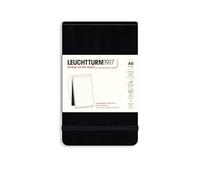 LEUCHTTURM1917 364411 Blocco note Pocket A6, Copertina rigida, 184 pagine numerate, Puntini, Nero