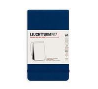 LEUCHTTURM1917 364416 Blocco note Pocket A6, Copertina rigida, 184 pagine numerate, Puntini, Blu Mare