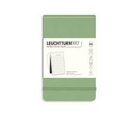 LEUCHTTURM1917 364428 Blocco note Pocket A6, Copertina rigida, 184 pagine numerate, Righe, Sage
