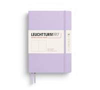 LEUCHTTURM1917 365480 Taccuini Medium A5, Copertina rigida,251 pagine numerate, Bianco, Lilac