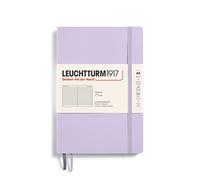 Leuchtturm1917 365498 Quaderno Medio (A5), Copertina Morbida, 123 Pagine numerate, Lilla, A righe