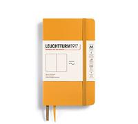 LEUCHTTURM1917 365645 Taccuini Pocket A6, Copertina morbida, 123 pagine numerate, Rising Sun, Bianco