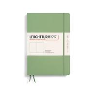 LEUCHTTURM1917 366170 Taccuini Composition B5, Copertina rigida, 219 pagine numerate, Sage, Bianco