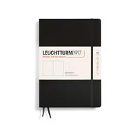 LEUCHTTURM1917 366183 Taccuini Composition B5, Copertina rigida, 219 pagine numerate, Nero, Bianco