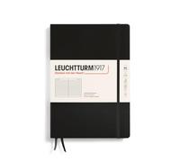 LEUCHTTURM1917 366185 Taccuini Composition B5, Copertina rigida, 219 pagine numerate, Nero, Righe