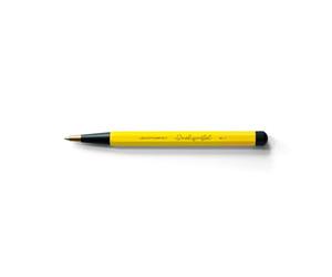 LEUCHTTURM1917 366204 Drehgriffel Nr. 1, Giallo Limone/Nero - Penna a sfera Bauhaus Edition