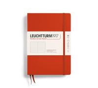 LEUCHTTURM1917 367251 Taccuini Medium A5, Copertina rigida, 251 pagine numerate, Fox Red, Puntini