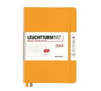 LEUCHTTURM1917 367836 - Agenda settimanale 2024, 12 mesi, Rising Sun, inglese