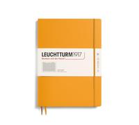 LEUCHTTURM1917 368144 Taccuini Master Slim A4+, Copertina rigida, 123 pagine numerate, Rising Sun, Quadretti