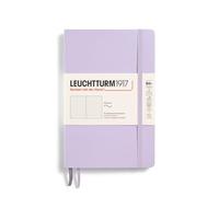 LEUCHTTURM1917 368156 Taccuino Paperback (B6+), copertina morbida, 123 pagine numerate, lilla, punteggiato