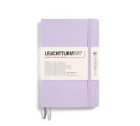 LEUCHTTURM1917 368157 Taccuini Paperback B6+, Copertina morbida, 123 pagine numerate, Lilac, Righe