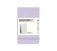 LEUCHTTURM1917 368163 Blocco note Pocket A6, Copertina rigida, 184 pagine numerate, Lilac, Righe