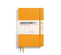 LEUCHTTURM1917 368496 Taccuini Paperback B6+, Copertina rigida, 219 pagine numerate, Rising Sun, Bianco