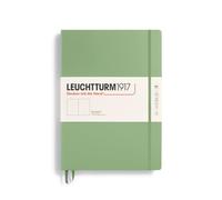 LEUCHTTURM1917 370259 Taccuini Master Classic A4+ Copertina rigida, 235 pagine numerate, Sage, Bianco