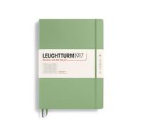 LEUCHTTURM1917 370261 Taccuini Master Classic A4+ Copertina rigida, 235 pagine numerate, Sage, Righe