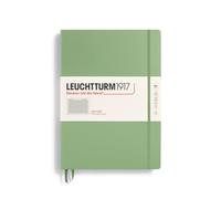 LEUCHTTURM1917 370262 Taccuini Master Classic A4+ Copertina rigida, 235 pagine numerate, Sage, Quadretti