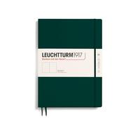 LEUCHTTURM1917 370271 Taccuini Master Slim A4+, Copertina rigida, 123 pagine numerate, Forest Green, Bianco
