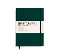 LEUCHTTURM1917 370273 - Taccuino Master Slim (A4+), copertina rigida, 123 pagine numerate, verde foresta a righe