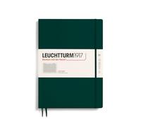 LEUCHTTURM1917 370274 - Taccuino Master Slim (A4+), copertina rigida, 123 pagine numerate, verde foresta, a quadretti