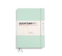 LEUCHTTURM1917 370281 Taccuini Composition B5, Copertina rigida, 219 pagine numerate, Mint Green, Bianco