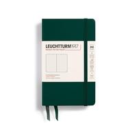 LEUCHTTURM1917 370298 Taccuini Pocket A6, Copertina rigida, 187 pagine numerate, Forest Green, Puntini
