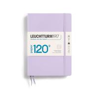 LEUCHTTURM1917 370345 - Taccuino formato A5, 120 g/m², copertina rigida, 203 pagine numerate, verde menta a righe