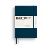 LEUCHTTURM1917 372189 Taccuini Medium A5, Copertina rigida, 251 pagine numerate, Deep Sea, Puntini