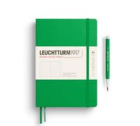 LEUCHTTURM1917 372193 Taccuini Medium A5, Copertina rigida, 251 pagine numerate, Spring Leaf, Puntini