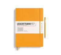 LEUCHTTURM1917 372336 Taccuini Master Classic A4+, Copertina rigida, 235 pagine numerate, Rising Sun, Quadretti