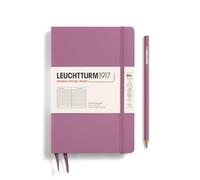 LEUCHTTURM1917 372349 Taccuini Paperback B6+, Copertina rigida, 219 pagine numerate, Dusty Rose, Righe