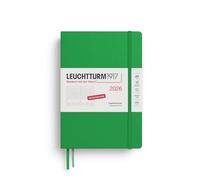 LEUCHTTURM1917 372594 Agenda giornaliera Medium (A5) 2026, 12 mesi, Spring Leaf