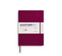 LEUCHTTURM1917 372641 agenda e taccuino settimanale Master (A4+) 2026, Port Red, Inglese