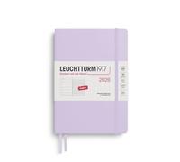 LEUCHTTURM1917 372651 agenda e quaderno settimanale Medio (A5) 2026, Lilac, Inglese