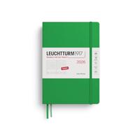 LEUCHTTURM1917 372775 Agenda giornaliera Medium (A5) 2026, Spring Leaf