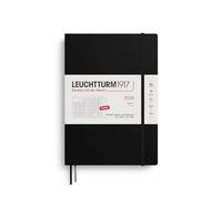 LEUCHTTURM1917 372784 agenda e quaderno mensile Composition (B5) 2026, 16 mesi, Copertina morbida, Nero, Inglese